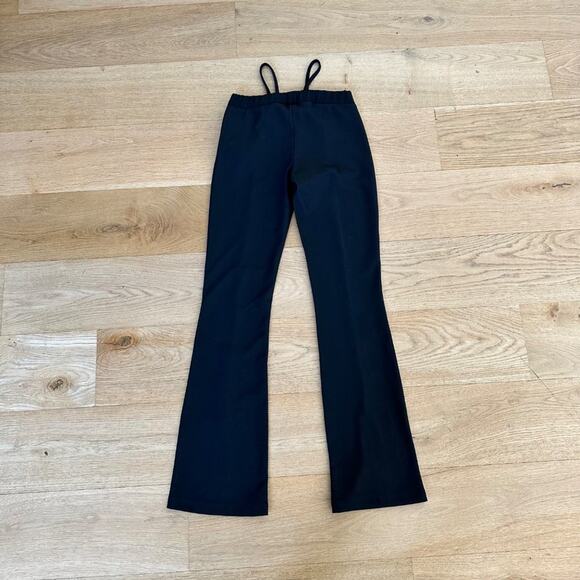 Karl Kani Signature Hip String Trousers in Black - Picture 6 of 7